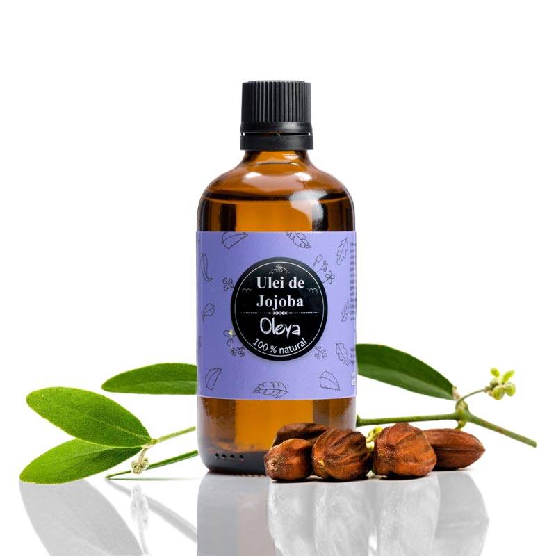 Ulei de Jojoba vegetal virgin, presat la rece, 100% natural