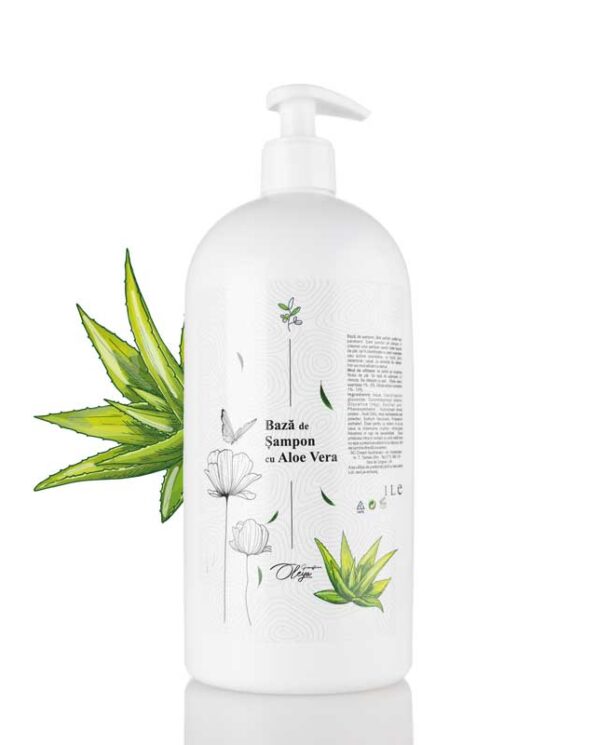 Baza de sampon cu Proteina de Grau si Aloe Vera - 1 l