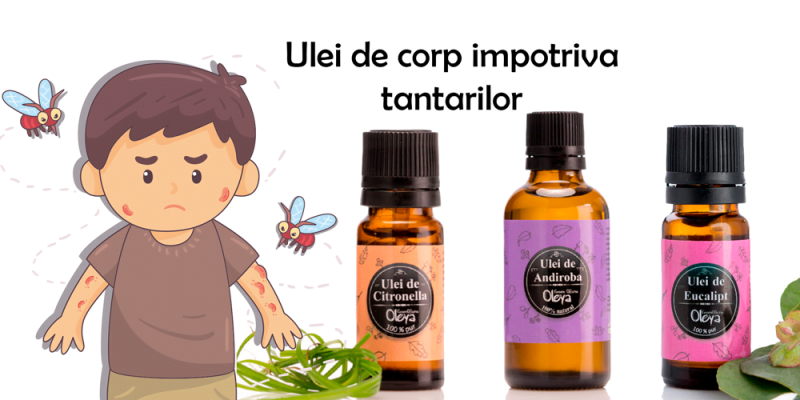 Ulei De Corp Impotriva Tantarilo Si Insectelor Cu Citronella și Andiroba Oleya