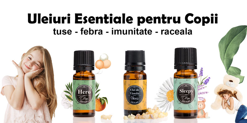 Uleiuri Esentiale pentru Copii - Raceala, Tuse, Febra, Imunitate ...