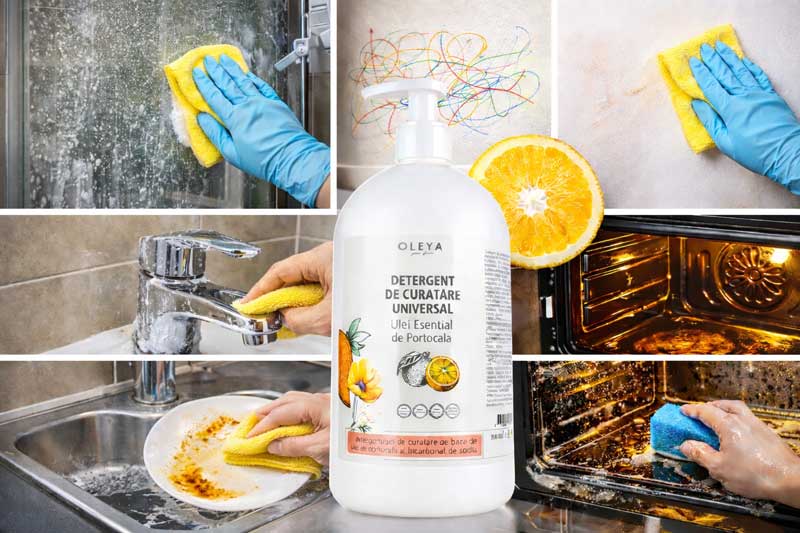 Detergent concentrat Universal Natural cu Ulei Esențial de Portocală - imagine 3