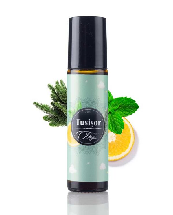 Tusișor Roll-on Uleiuri Esențiale pentru Copii cu Menta Creață, Cedru, Lamăie și Cardamon - 1 buc 10 ml