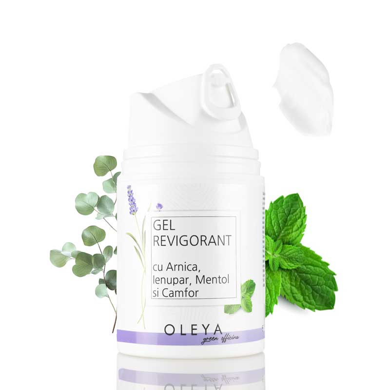 Pain Relief - Gel revigorant cu Menta, Camfor, Arnică, Mentol și Eucalipt