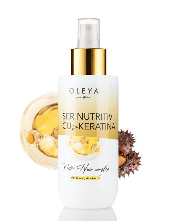 Nutri-hair Complex - Ser nutritiv cu bio-keratina, ulei de ricin și panthenol