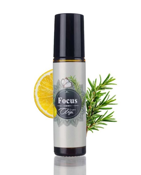 Focus - Roll-on cu Uleiuri Esențiale de Menta Creata, Lamaie, Vetiver si Rozmarin