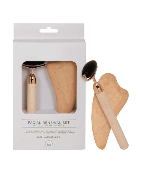 Set facial spa - rola faciala si Gua Sha