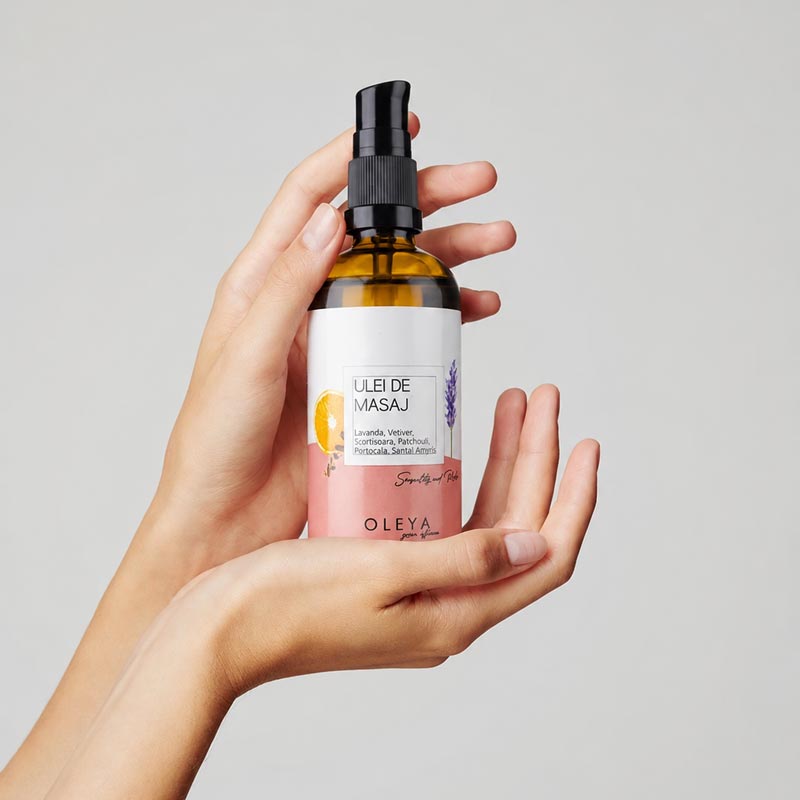 Senzuality and Relax - Ulei de masaj afrodisiac/relaxant cu Lavandă, Vetiver, Patchouli, Portocala și Santal - imagine 4