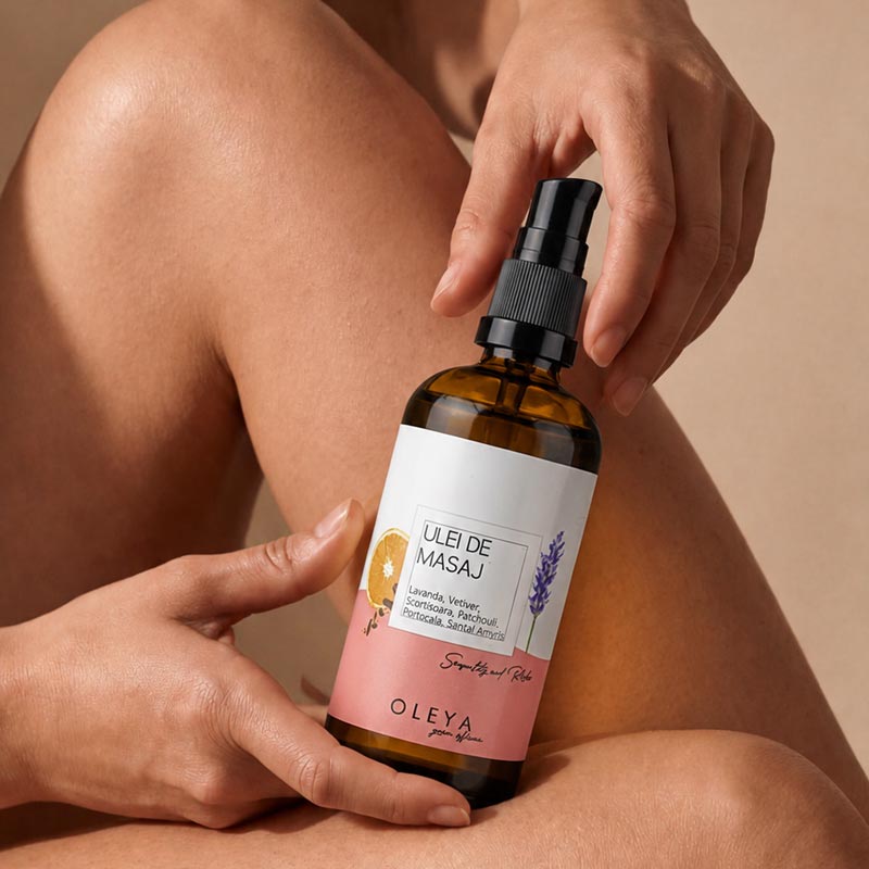 Senzuality and Relax - Ulei de masaj afrodisiac/relaxant cu Lavandă, Vetiver, Patchouli, Portocala și Santal - imagine 2